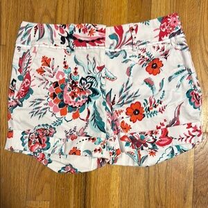 New York & Company Red and Pink Bermuda Shorts